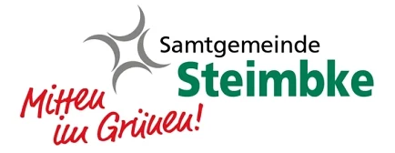 Logo der Samtgemeinde Steimbke mit dem Slogan "Mitten im Grünen".